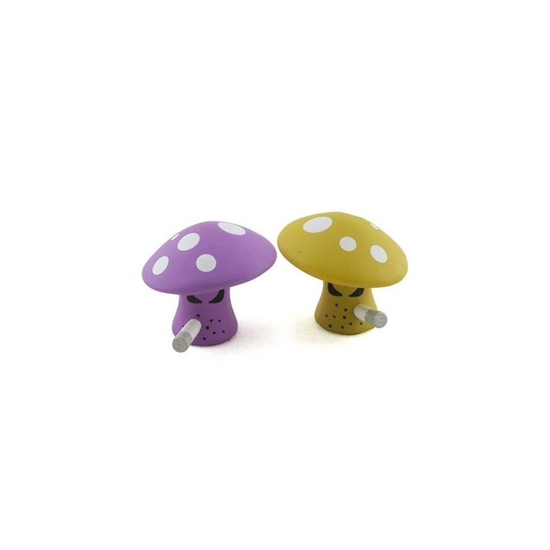 Dimitri The Magnificent and Popov (Marron et Violet) 1/24 Mongers Menthols Vinyl Mini Figurine Kidrobot