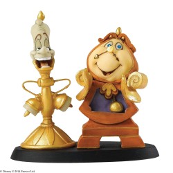 Loyal Servants (Cogsworth & Lumière) Disney Enchanting Collection Enesco