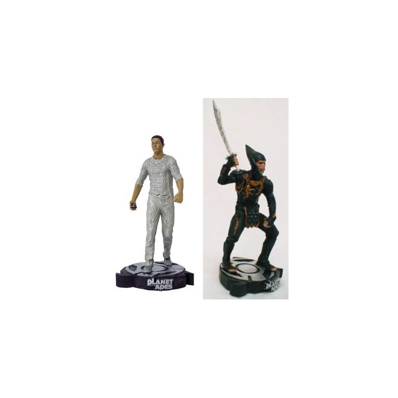 Planet of the Apes Leo + Thade Statues Neca