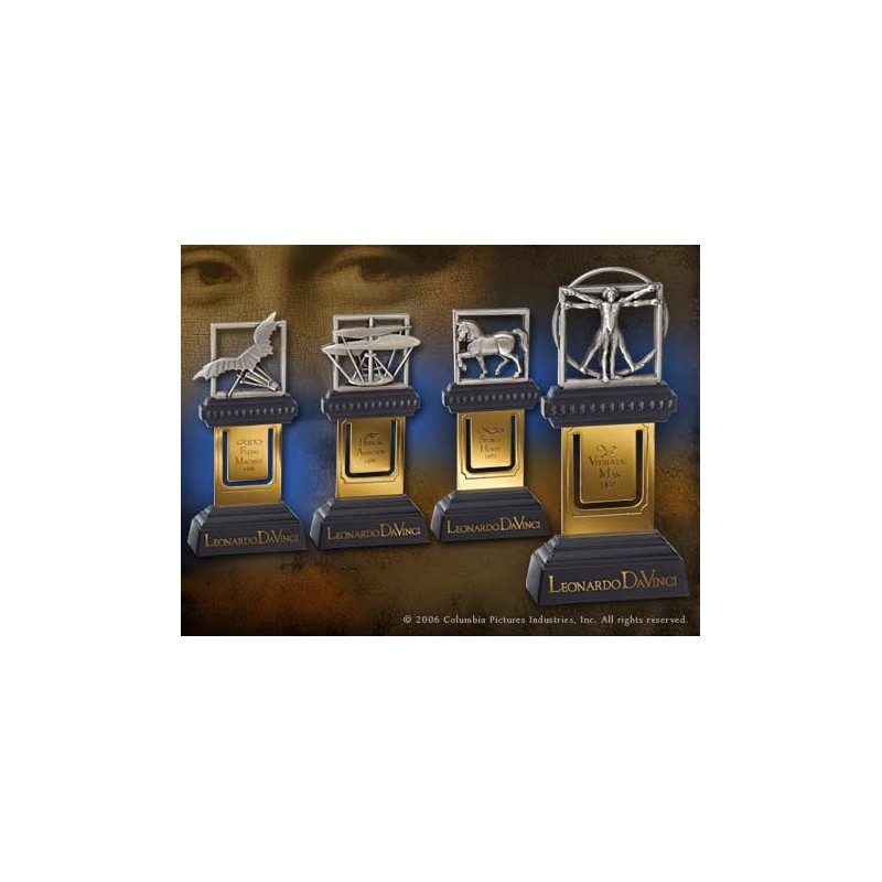 Da Vinci Code Leonard Set 4 Marque-pages Noble Collection