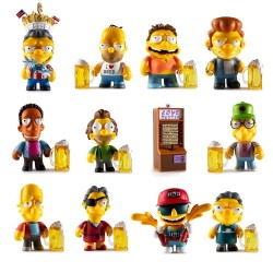 Burping Barney 3/48 The Simpsons Moe's Tavern Vinyl Mini Series Mini Figurine Kidrobot