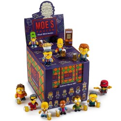Uncle Moe 2/24 The Simpsons Moe's Tavern Vinyl Mini Series Mini Figurine Kidrobot