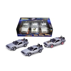 DeLorean Time Machine "Trilogy Pack" 1/24 Welly