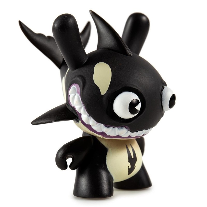 Claude from the Pod (Black) 2/24 Designer Con Mini Series Dunny 3-Inch Figurine Kidrobot