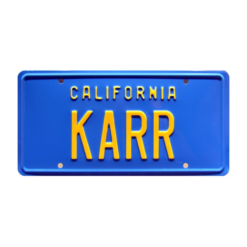 Knight Automated Roving Robot 1982 Trans Am KARR License Plate Knight Rider