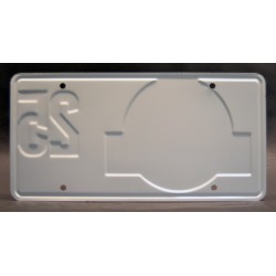 25th Anniversary Silver Edition JP 25 License Plate Jurassic Park (1993)