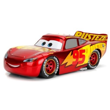 Rust-eze Racing Center Lightning McQueen Die Cast Metal 1:24 Jada Toys