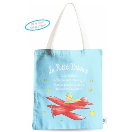 Tote Bag Le Petit Prince avion Enesco