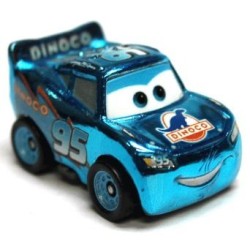 Metallic Dinoco Lightning McQueen Cars 3 Die-Cast Mini Racers Mattel