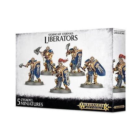 Boîte 5 Miniatures STORMCAST ETERNALS LIBERATORS Warhammer Age of Sigmar Games Workshop