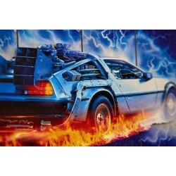 Wood Arts 3D Back to the Future Movie Poster Doctor Collector