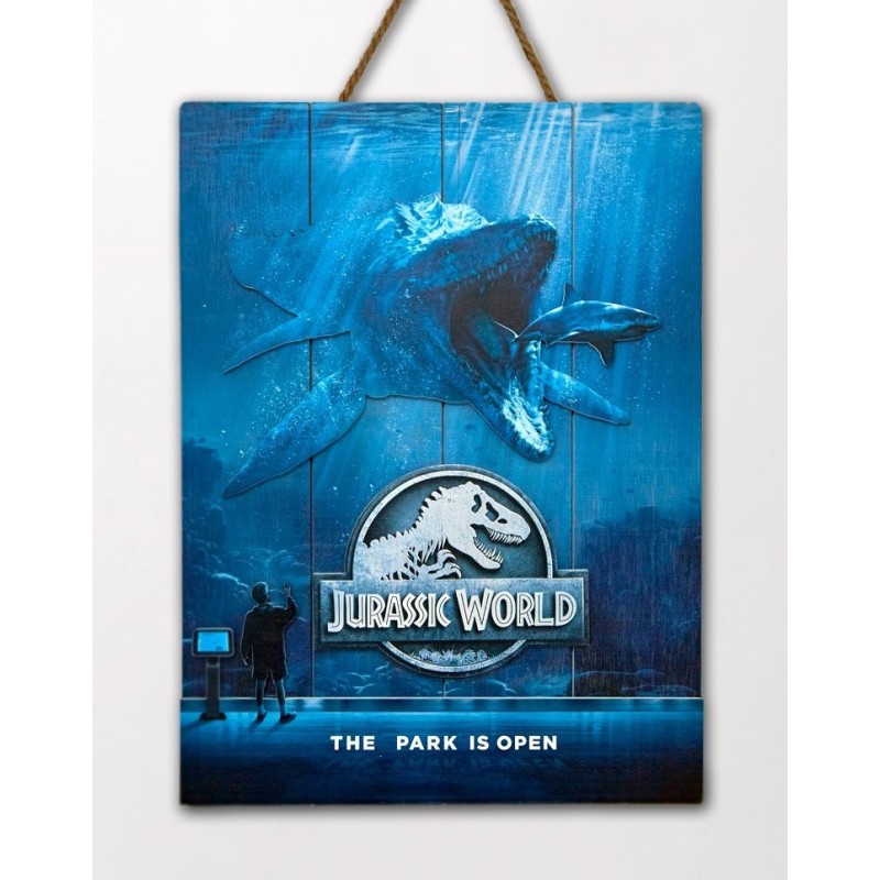 WOODARTS 3D Jurassic World Mosasaurus Doctor Collector
