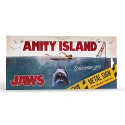 Jaws Amity Island Metal Sign Doctor Collector