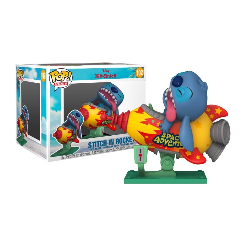 Stitch in Rocket POP! Rides 102 Figurine Funko