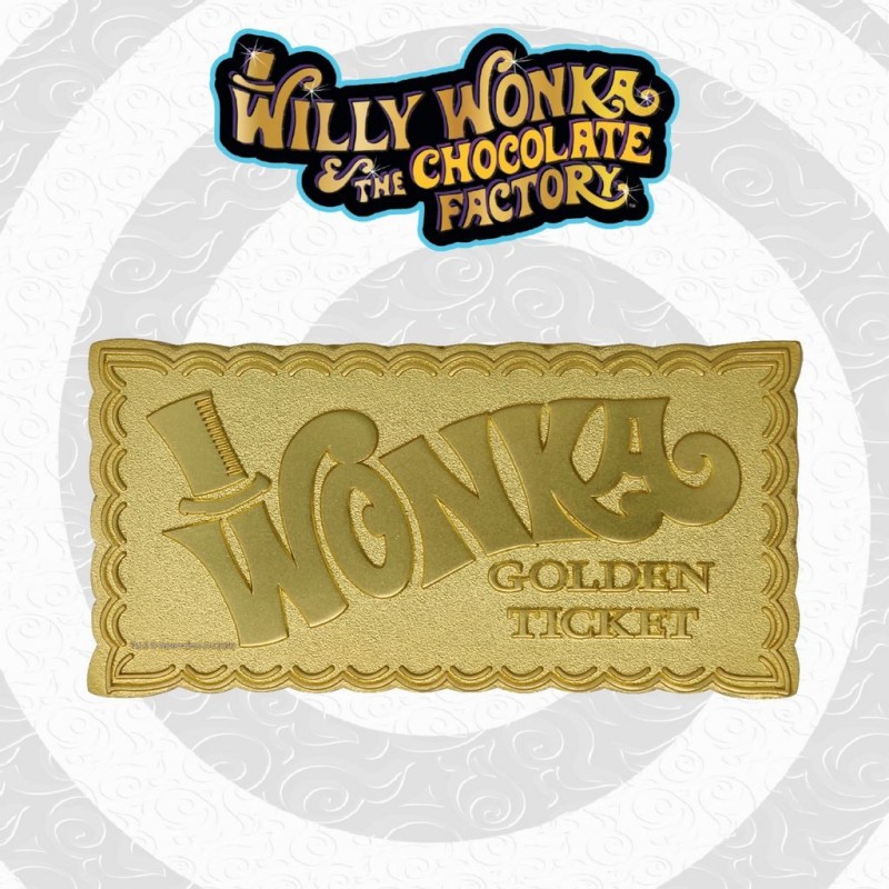 WONKA MINI GOLDEN TICKET Replica Fanattik
