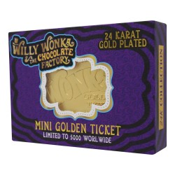 WONKA MINI GOLDEN TICKET Replica Fanattik