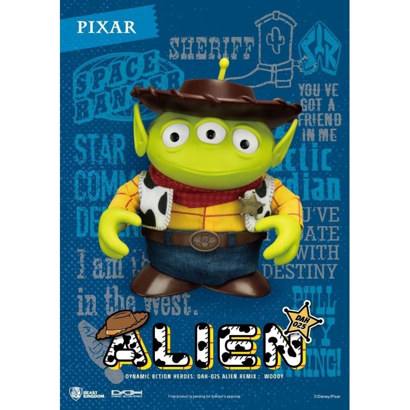 Toy Story ALIEN REMIX : WOODY DAH025 Figurine Beast Kingdom