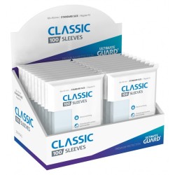 100 CLASSIC CARD SLEEVES Standard Size 66x93 mm Ultimate Guard