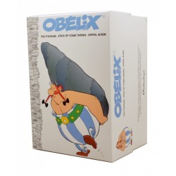 Obélix Pile d'Albums Collectoys Statue Plastoy