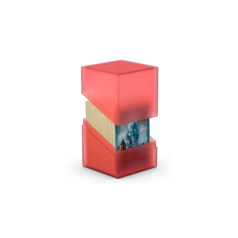 BOULDER DECK CASE 100+ Taille Standard Ruby Ultimate Guard
