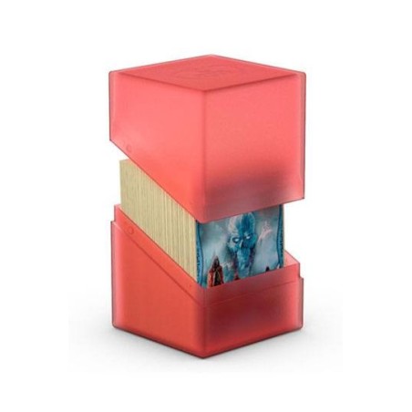 BOULDER DECK CASE 100+ Taille Standard Ruby Ultimate Guard