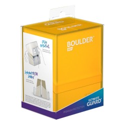 BOULDER DECK CASE 80+ Taille Standard Ambre Ultimate Guard