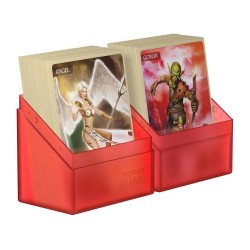 BOULDER DECK CASE 60+ Taille Standard Ruby Ultimate Guard