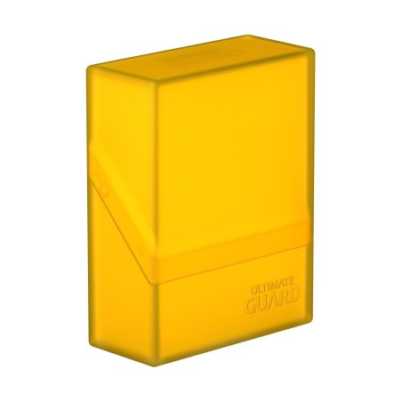 BOULDER DECK CASE 40+ Taille Standard Amber Ultimate Guard