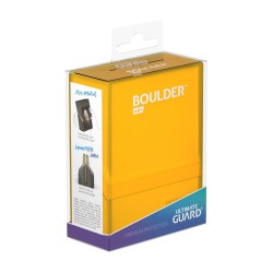 BOULDER DECK CASE 40+ Taille Standard Amber Ultimate Guard