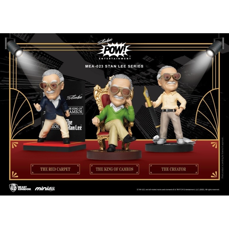 STAN LEE 3-Pack Mini Egg Attack Series Figurines Beast Kingdom