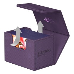 SIDEWINDER DECK CASE 80+ XenoSkin Monocolor Violet Ultimate Guard