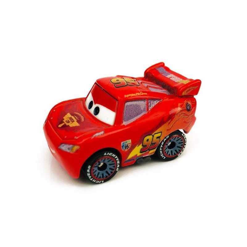 LIGHTNING McQUEEN WITH RACING WHEELS Cars Die-Cast Mini Racers Mattel