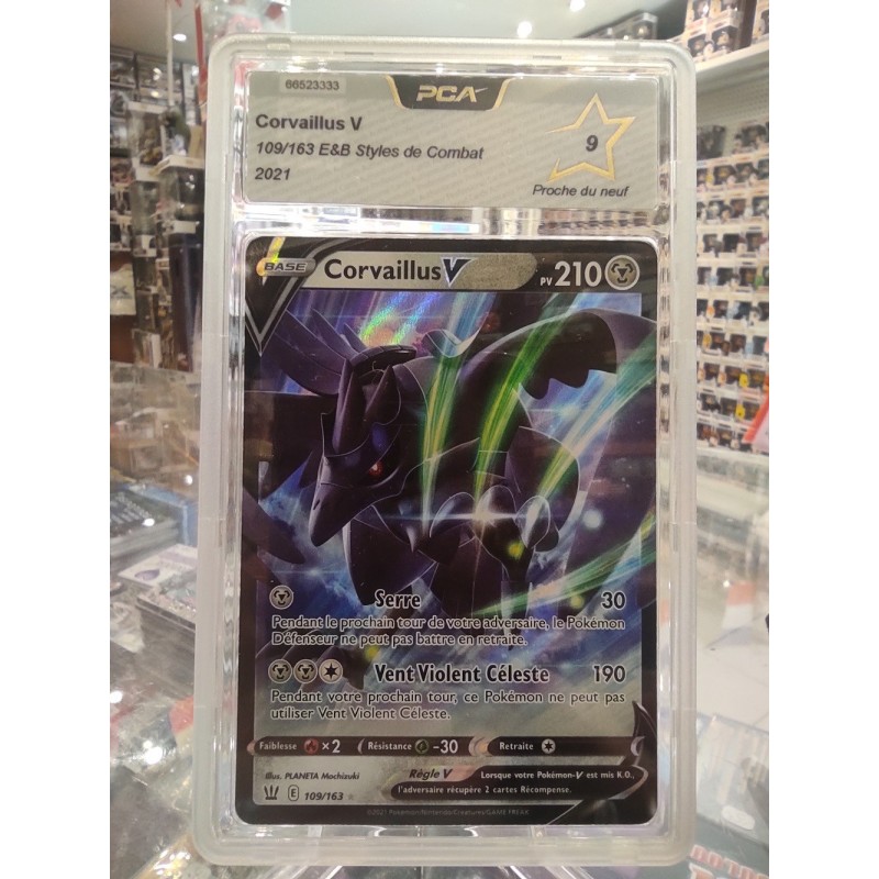 PCA 9  CORVAILLUS-V 109/163 E&B Styles de Combat 2021 The Pokemon Company International