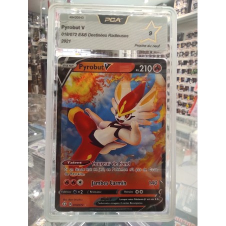 PCA 9  PYROBUT-V 018/072 E&B Destinées Radieuses 2021 The Pokemon Company International