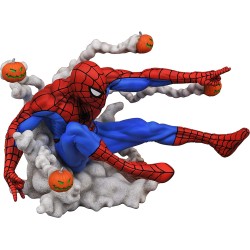 SPIDER-MAN PUMPKIN BOMBS PVC Diorama Diamond Select Toys