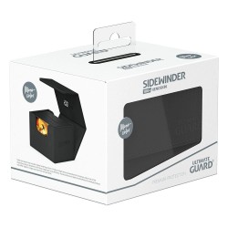 SIDEWINDER DECK CASE 100+ XenoSkin Monocolor Noir Ultimate Guard