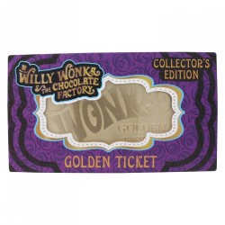 WILLY WONKA COLLECTOR'S EDITION GOLDEN TICKET Replica Fanattik