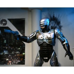 Ultimate BATTLE DAMAGED ROBOCOP WITH CHAIR 7" Figurine NECA