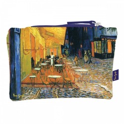 Pochette Coton Café le Soir VAN GOGH Enesco