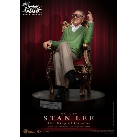 STAN LEE "The King of Cameos" Master Craft Statue Beast Kingdom