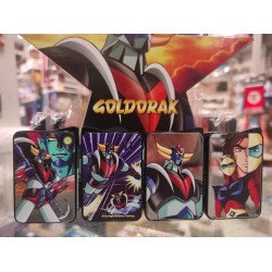 LOT DE 4 BRIQUETS Miroir GOLDORAK 1 Champ