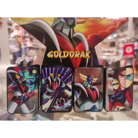 LOT DE 4 BRIQUETS Miroir GOLDORAK 1 Champ