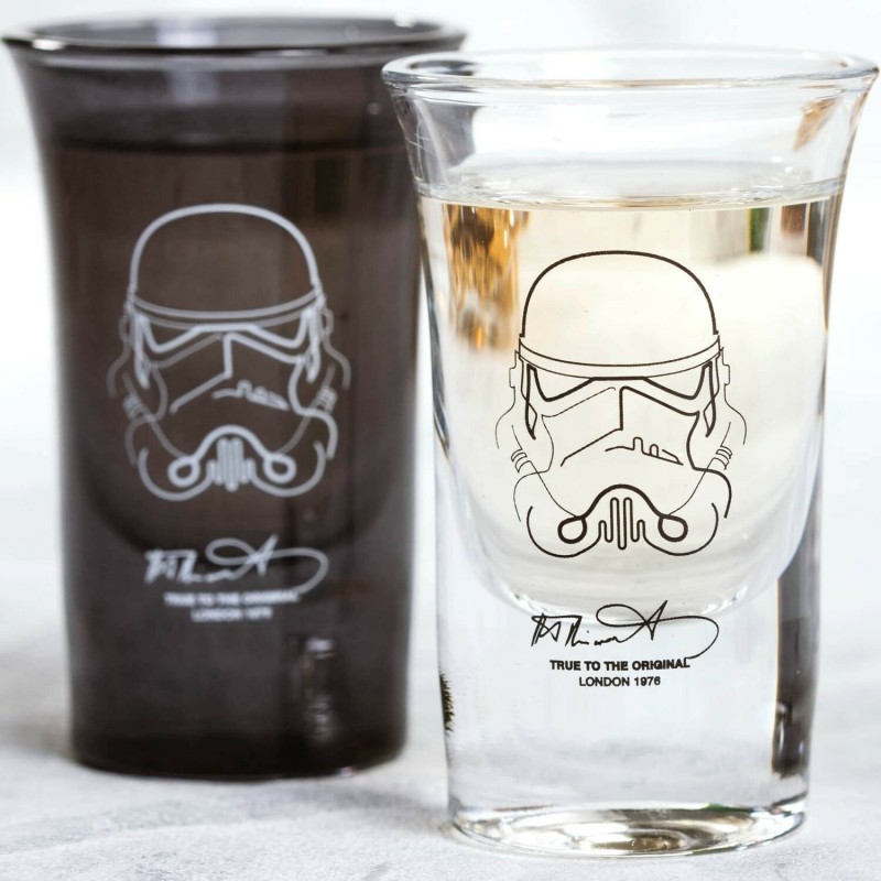 4 SHOT GLASSES SET STORMTROOPER SDS