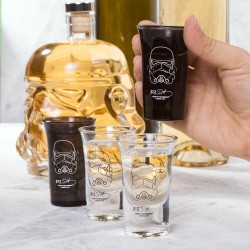 4 SHOT GLASSES SET STORMTROOPER SDS