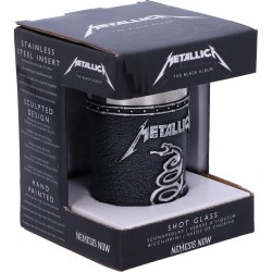 METALLICA THE BLACK ALBUM Shot Glass Nemesis Now