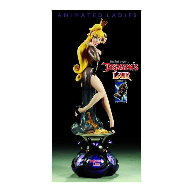 Dragon's Lair Princess Daphne Animated Ladies Statue Electric Tiki
