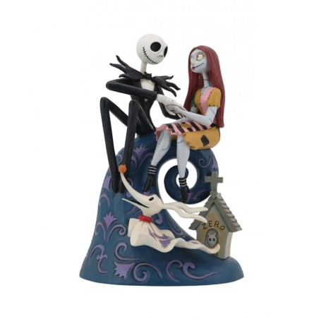 SPIRAL HILL'S ROMANCE (Sally, Jack and Zero) Disney Traditions Enesco