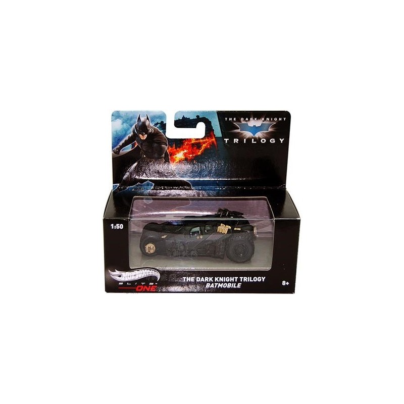 THE DARK KNIGHT TRILOGY BATMOBILE 1:50 Hot WheelsElite One BLY18 Mattel