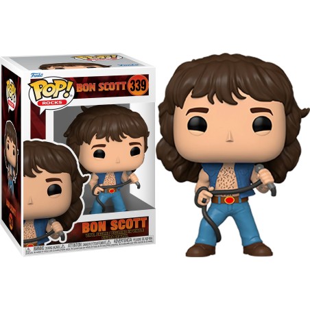 BON SCOTT - AC/DC POP! Rocks 339 Figurine Funko