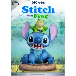 STITCH WITH FROG Master Craft Statue Beast Kingdom Toys